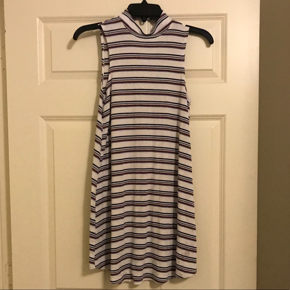 White striped dress